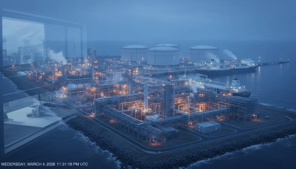 European LNG terminal facing supply shortage as Qatar halts gas exports through Strait of Hormuz during 2026 Middle East war